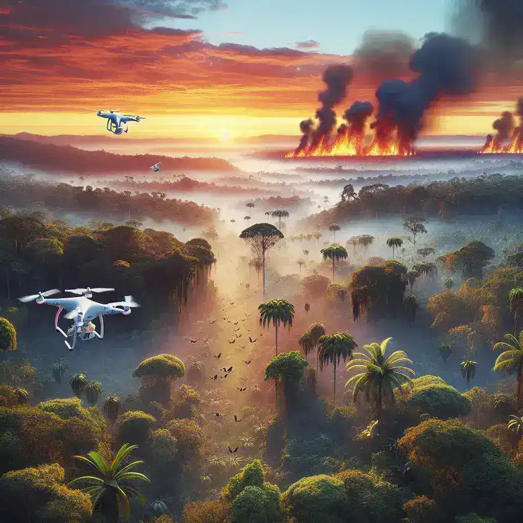 Drones no Combate às Queimadas: Uma Nova Era de Monitoramento no Brasil